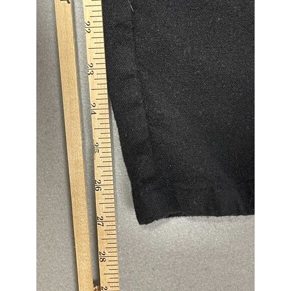 Escada Womens Sz 42 US 12 Wool High Rise Wide Leg Pants Trousers Black - Picture 8 of 11